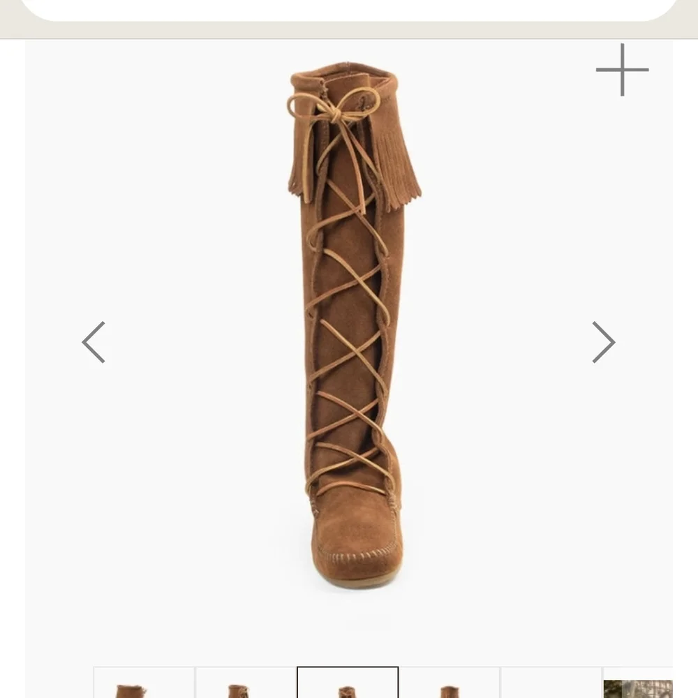 Women's Tan Knee-High Boots